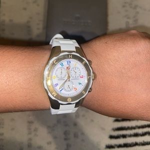 Michele Tahitian White Jelly Watch